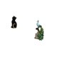 thumbnail image 5 of Figura de escritorio, estatua de gato, estatua de , estatua decorativa creativa de resina, adecuada para estantes, escritorios, salas de esta, 5 of 8