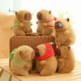 thumbnail image 6 of Cute Capybara Plush Toy Pillow Adorable Capybara Stuffed Animal for Kids and Adults 9.8inch Soft and Squishy Capibara Plushie Pillow Doll Xmas Birthday Gift Pillow Bug Dolls 20cm/7.9Inch, 6 of 17