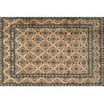 thumbnail image 1 of Ahgly Company Machine Washable Indoor Rectangle Traditional Dark Brown Area Rugs, 2' x 5', 1 of 7