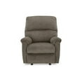thumbnail image 3 of Bowery Hill Polyester Contemporary One-pull Reclining Motion Nutmeg Recliner, 3 of 5