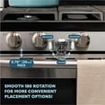 thumbnail image 6 of Todays Kids Oven Door Baby Proofing Heat-Resistant Lock - Oven Lock Child Safety, Baby Safety Products for Childproof Home - Strong 3M Adhesive, Easy Installation, One-Hand Use, No Tools, 6 of 7