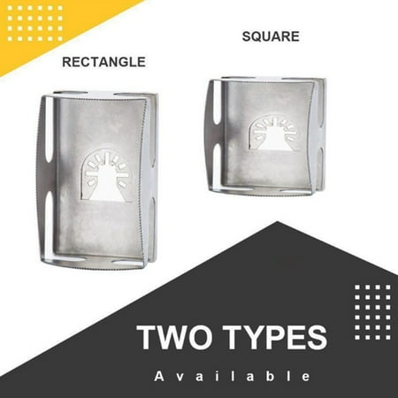 

Rectangle/Square Slot Cutter with Four Blades One Step in Place Quickly Effortlessly Cut-in Single and Double Gang Boxes