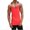 Red, variant on Gureui Men Muscle Fitness Sports Vest Sleeveless Letter Printed Bodybuilding Athletic Workout Gym Tank Top Shirts