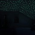 thumbnail image 2 of 100 piezas de estrellas luminosas de colores que brillan en la oscuridad, fluorescentes, noctilucentes, pl, 2 of 5