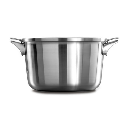 Calphalon Premier Space Saving Stainless Steel 12-Quart Stock Pot with Lid