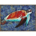 thumbnail image 2 of Bolokofsky, Ronald 24x19 Black Ornate Wood Framed with Double Matting Museum Art Print Titled - Turtle, 2 of 4