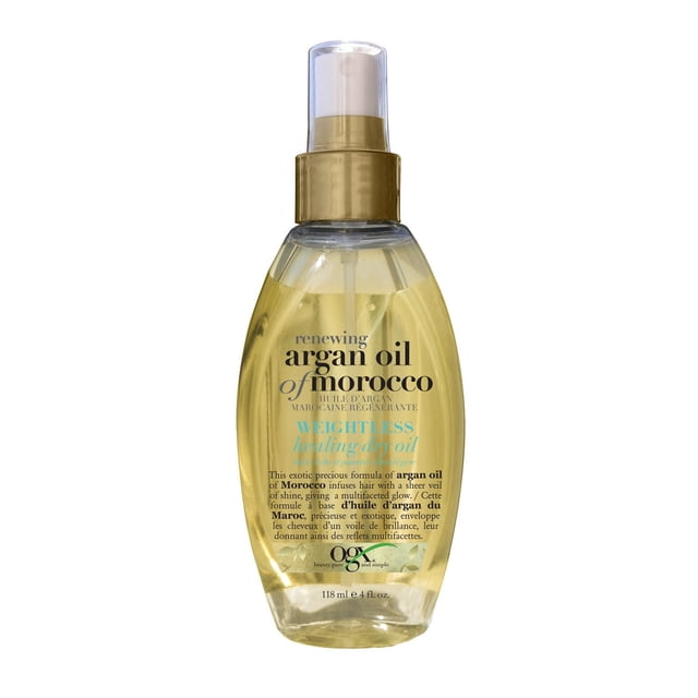 OGX Régénérante + Huile d'Argan du Maroc Huile Sèche Revitalisante Ultralégère