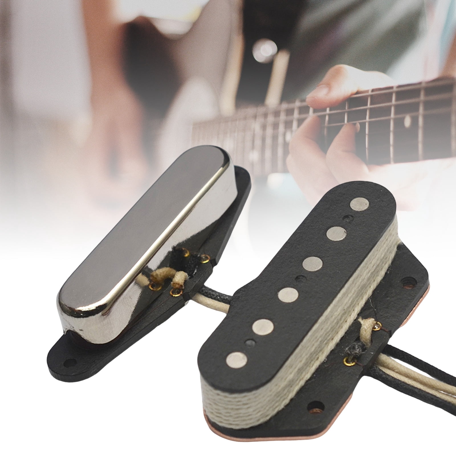 Electric Guitar Pickup Humbucker Size Single Coil Pickup Guitar Part Accessory for Studio Recording Live Performances