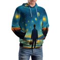 thumbnail image 5 of Man Under Starry Night Sky-1 3D Print Hoodie Men Women Autumn Thin Pullover Sweatshirt Vintage Streetwear Tops, 5 of 6
