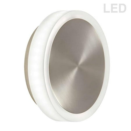 

Dainolite TOP-612LEDW-SC 12W Satin Chrome Wall Sconce with Frosted Acrylic Diffuser
