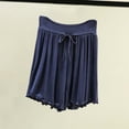 thumbnail image 6 of Bovxnpu Womens Pajama Pants Bottoms Sleep Pants Women's Capris Wide Leg Sleep Pants Elastic Waist Ruffle Comfortable Home Loungewear Sleepwear, 6 of 6