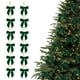 thumbnail image 1 of mfyjkho 12 Lazos Navideños De Terciopelo Para Envolver Regalos, Coronas De Árbol Y Decoraciones De Fiesta (3,1 Pulgadas), 1 of 7