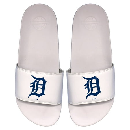 

Youth ISlide White Detroit Tigers Primary Logo Motto Slide Sandals