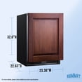 thumbnail image 5 of Summit 24 Inch  Refrigerator, 4.4 cu.ft., ADA Compliant, Built-In, Panel Ready*- AL54IF (Panel Not Included), 5 of 5