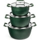 thumbnail image 1 of Granitestone Juego de ollas apilables, juego de ollas de 6 piezas para cocinar antiadherente, juego de utensilios de cocina para ahorrar espacio, juego de ollas con tapas de 1,5 qt, 3 qt y 5 qt, apto, 1 of 5