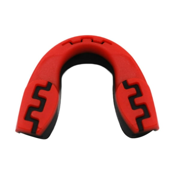 koolsoo Sports Mouthguard Comfortable Mouth Protection for Softball Wrestling Karate Red and Black