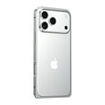 thumbnail image 3 of TECH CIRCLE for iPhone 16 Pro Max Aluminum Frame Metal Bumper Frame Slim Hard Magnetic Case,Non-Slip Metal Frame with Soft Inner Bumper, Shockproof Heat Dissipation Raised Edge Protection,Silver, 3 of 7