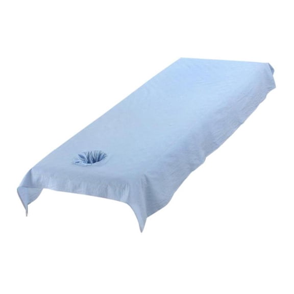 Reusable Washable Massage Table Bed Fitted Pad Cover Sheet Mat 200x120cm - Blue