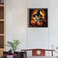 thumbnail image 2 of Kit 5D DIY Con Taladro Calabaza Halloween Gato 40x40cm, 2 of 9