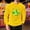 #265-Yellow, variant on Ceisia Men's Mardi Gras Geometric Jester Mask Print Waffle Knit Crew Neck Long Sleeve T-Shirt Gift