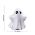 thumbnail image 3 of Halloween Decorations, Mini Resin Figures, White Ceramic Floating Ghost with Solid Color for Desktop Mini Garden Or Terrarium, Moe Grain Ornament, 3 of 6