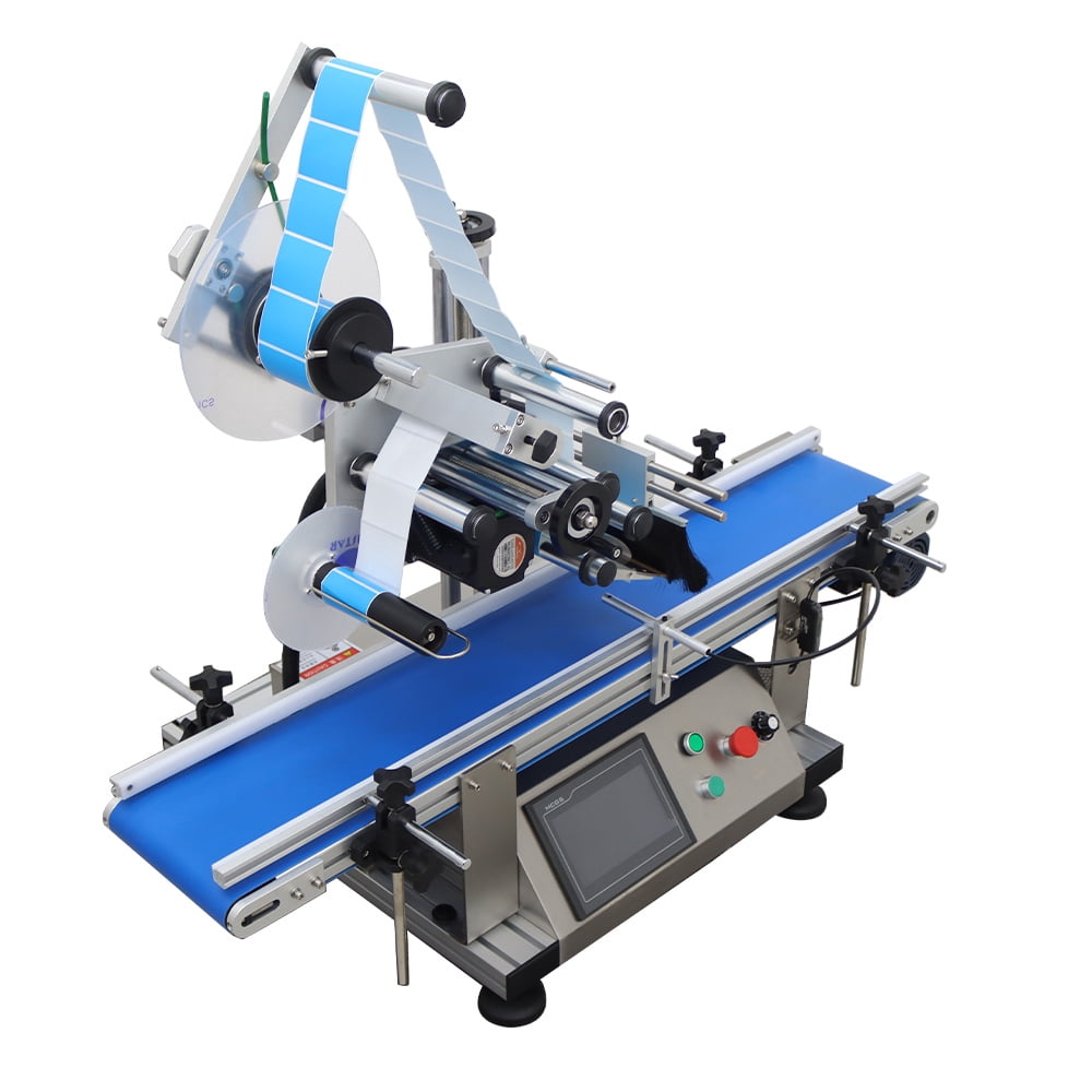 Techtongda LT-160 Automatic Desktop Conveyor Table Plane Labeling Machine Labeler Touch Screen