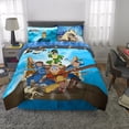thumbnail image 2 of Avatar: The Last Airbender Kids Full Bed in a Bag, Comforter and Sheets, Blue, Nickelodeon, 2 of 9