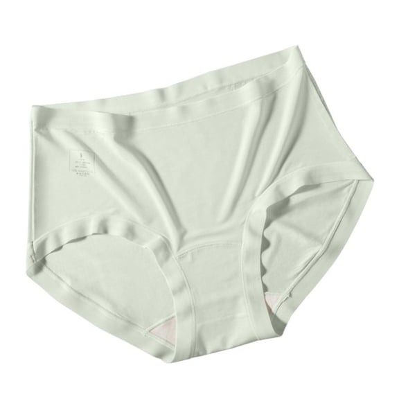 jobturf Underwear for Women Comfy Cotton No Show Seamless Panties Mid Waist Stretchy Full Coverage Briefs Lightweight Breathable Underpants
