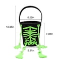 thumbnail image 3 of LSLJS Halloween Candy Bag,4Pcs Trick or Treat Bucket,Skeleton Design Candy Large Bags with long hand&leg Collapsible Ghost Multipurpose Reusable Halloween Basket for Kids Birthday Party Goodie Goody, 3 of 5