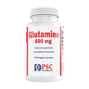 Glutamine, 500 mg, 100 Capsules