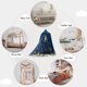 thumbnail image 4 of Dosel de cama impreso para niños, dosel de cama de princesa para niñas, bonita decoración de habitación, cortina de cama colgante, tienda de juegos de lectura para niños, 65*270*400cm, 4 of 5