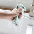 thumbnail image 2 of Paño para fregar, paño de limpieza diaria, paño de cocina, paño absorbente para lavar platos, toalla de lavado gruesa, sin pelos y fácil de limpiar, 2 of 5