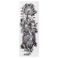 thumbnail image 1 of Etiqueta engomada del tatuaje del brazo completo impermeable Unisex patrón exquisito tatuaje temporal StickerTQB-203, 1 of 14