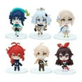 thumbnail image 1 of Set 6 figuras Genshin Impact, 6x6x8cm, Multicolor, 1 of 2
