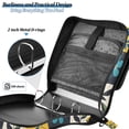thumbnail image 4 of FORMRS Zipper Binder with Shoulder Strap 2-inch Ring 500 Sheet Capacity File Bag, Floral Patterns, 4 of 5