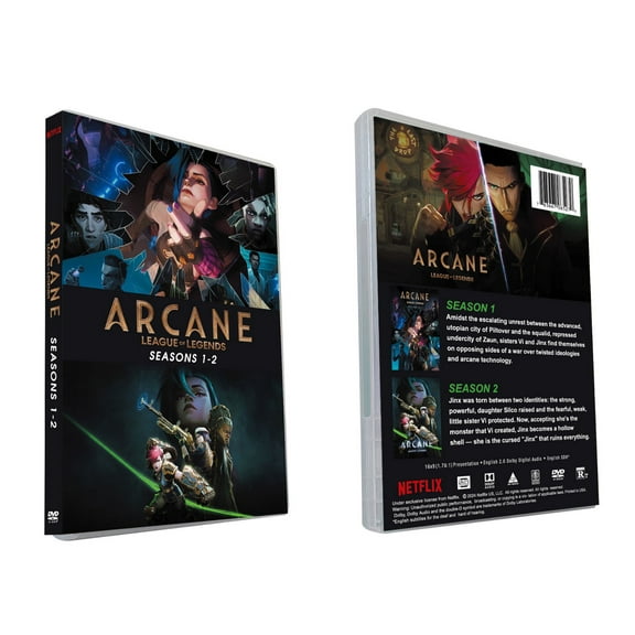 New Arcane Season 1-2 (DVD, 4-Disc) Sealed Free Shipping