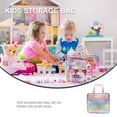 thumbnail image 5 of Tote Bag,Doll Clothes Storage Bag Portable Doll Accessories Storage Bag Travel Doll Clothes Pouch, 5 of 11