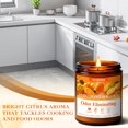 thumbnail image 4 of YILOSF-Sweet Orange Bergamot Odor Eliminating Candles | Eliminates 95% of Pet, Smoke & Bathroom Odors \u2013 7oz Hand Poured Non-Toxic Soy Candle - Air Freshing Scented Candle Gifts for Positive & Re, 4 of 4