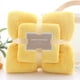 thumbnail image 2 of Luxury Bath Towels Set - 2 Piece Set, 100% Cotton Bathroom Towels, Zero Twist, Quick Dry Absorbent Bath Towel, Super Soft, 1 Bath Towel,1 Wash Cloths - Yellow, 2 of 9