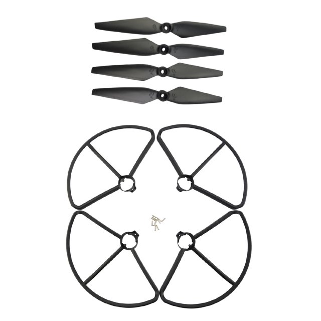 4 piezas de hélice y cubierta protectora para B2C Bugs 2 e Negro Zulema Hélice MJX B2C B2W