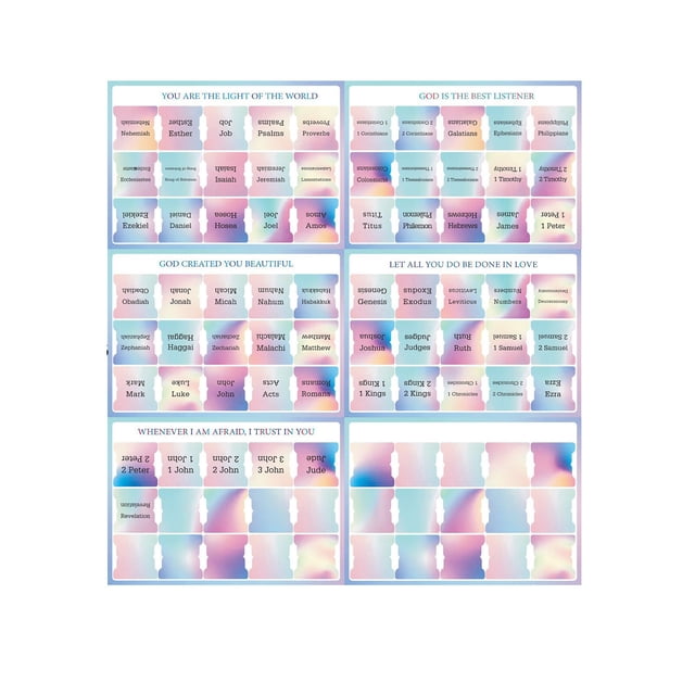 Bible Book Tabs Bible Guidance Labels, Including Book Labels And Blank Labels