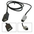 100cm Car Aux Audio Media Wire To USB Adapter For Toyota For Lexus