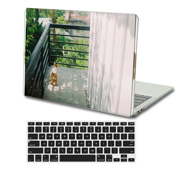 KSK KAISHEK Hard Case Cover for MacBook Pro 13 inchs( No Touch, Early Late 2012/2013/2014/2015) + Black Keyboard Cover Model A1425 A1502, No USB-C, No CD-ROM Animal A 0268