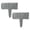 Grey2PC, variant on 2PC Edging for Landscaping, Stake-In Lawn Retaining Border, Garden Edging Border, Outdoor Path Divider Fence, Imitation Stone Garden Fence, Landscape Edging Border for Flower Bed,White2PC
