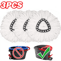 3 Pack Spin Mop Refill - Replacement Head Compatible with O, Microfiber Spin Mop Refills,clean the floor. Easy Floor Cleaning Mop Head Replacement