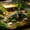 A, variant on Aquarium Turtle Basking Platform & Hiding Cave Set – Resin Rock Bridge, Log Tunnel & Mossy Hideout for Reptiles, Fish & Shrimp