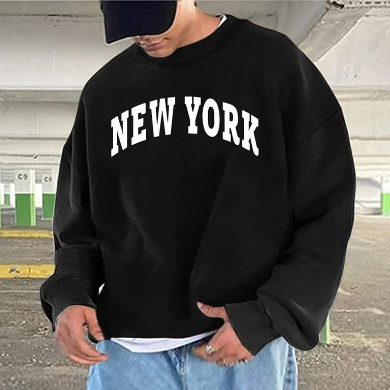 Mens sweatshirt sales no hood