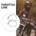 thumbnail image 3 of FELTECHELECTR Accelerator Cable 2Pcs Motorcycle Throttle Wire Cylindrical Easy Installation for Riders, 3 of 7