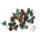 thumbnail image 5 of Conos de pino navideños, 20 luces LED de cadena, cadena de luces decorativas de 6,6 pies para interiores y exteriores, 5 of 5