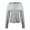 Heather Light Grey, variant on Burnside B5667 Ladies Modest Crop Hoodie-Ink Blue-S